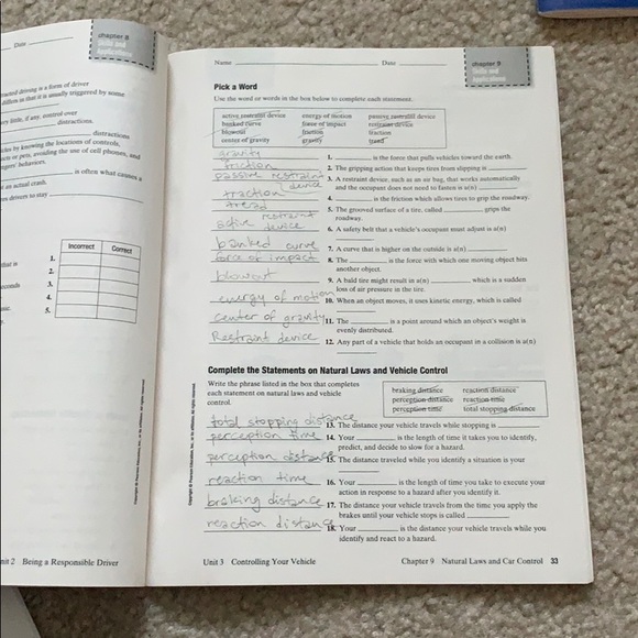 NC Driver’s Ed Books / Notebooks - Picture 5 of 7